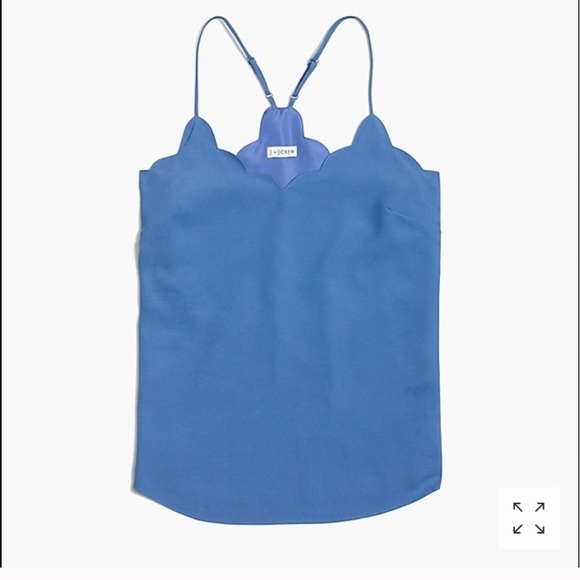 🤩🥳 HOST PICK! 🥳🤩 J Crew Mercantile Scalloped top - new with tag - Picture 4 of 6